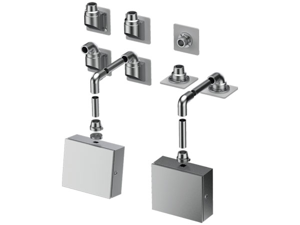 Sistema TK048 Sistema Logimatic Bracci Pensili Inox